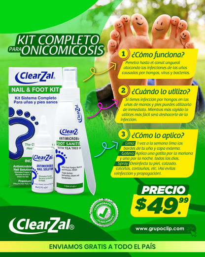 Kit Completo contra Onicomicosis (manos o pies)